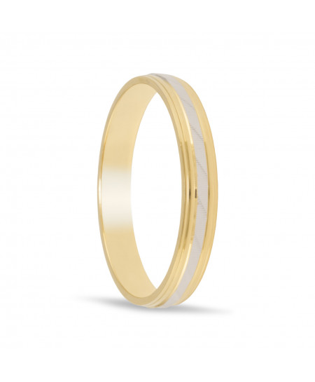 Alianza Oro 18K bicolor...