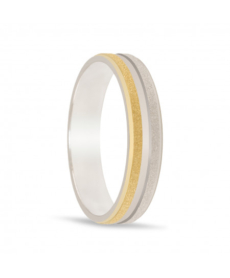 Alianza Oro 18K bicolor...