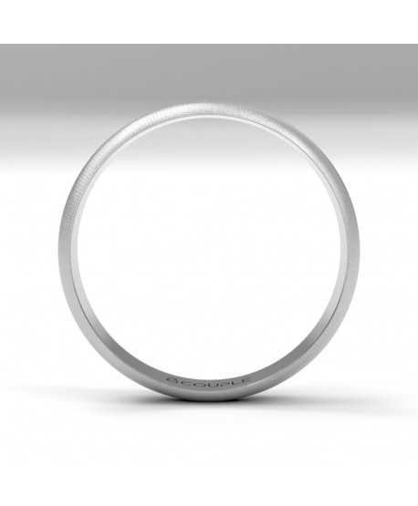 Alianza Trend Oro 18K Blanco de 3mm