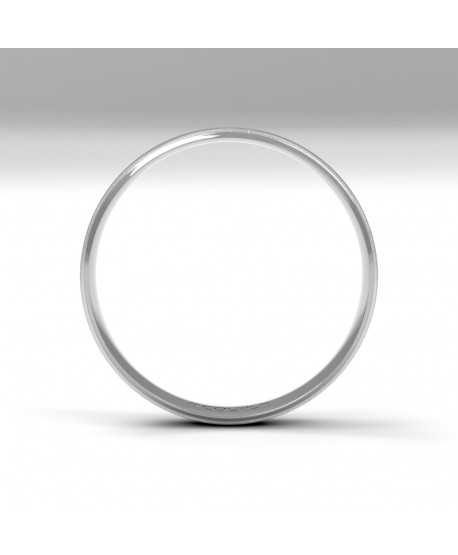 Alianza Trend Oro 18K Blanco de 3,5mm