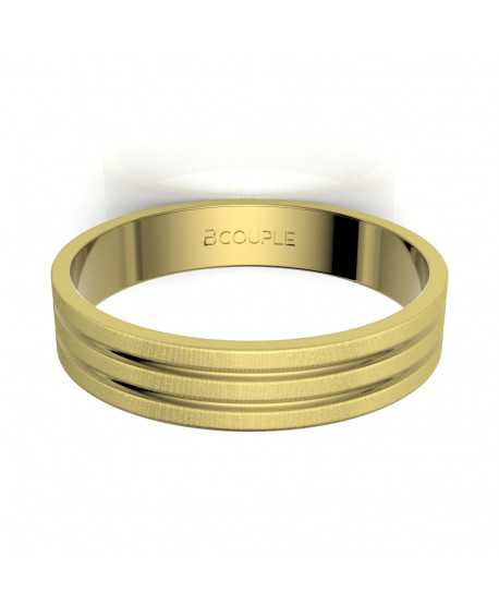 Alianza Trend Plana Oro 18K Amarillo...