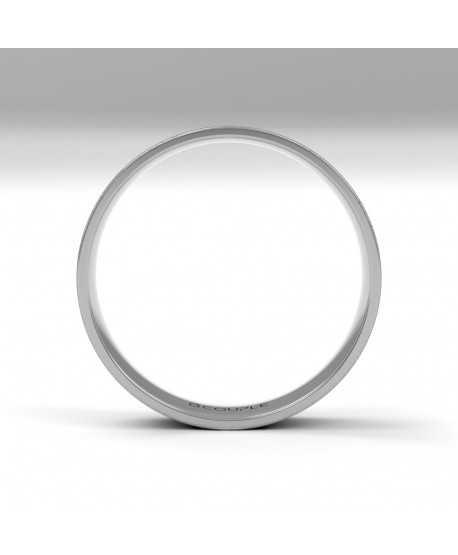 Alianza Trend Oro 18K Blanco de 4mm