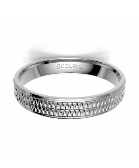 Alianza Trend Oro 18K Blanco de 3,5mm