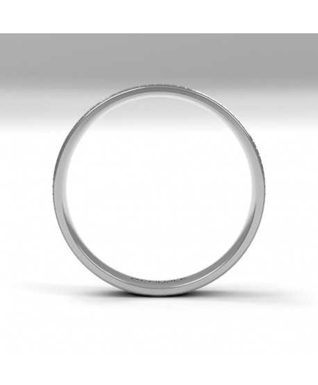 Alianza Trend Oro 18K Blanco de 3,5mm