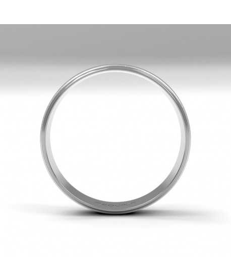 Alianza Trend Oro 18K Blanco de 4,5mm