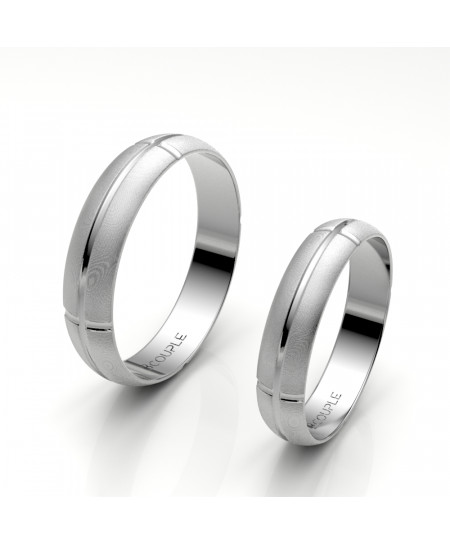 Alianza oro 18K blanco,...