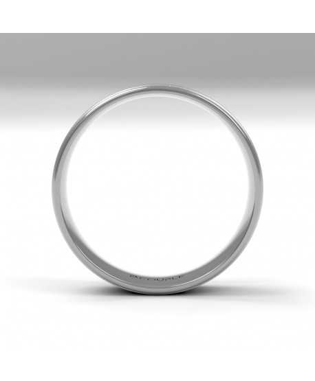 Alianza Trend Plana Oro 18K Blanco de...