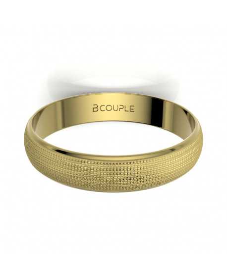 Alianza oro 18K amarillo mate y...