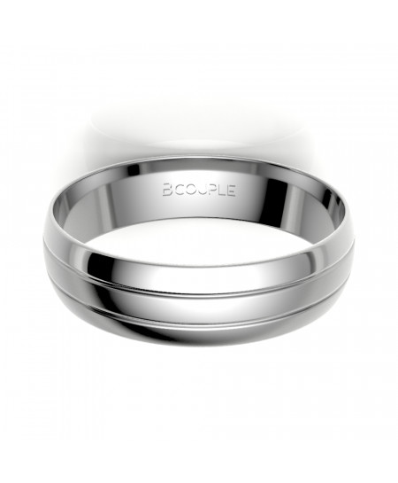 Alianza oro 18K blanco,... 2