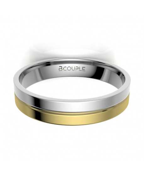 Alianza Oro Bicolor 18K amarillo y...