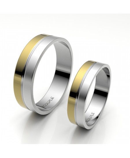 Alianza Oro 18K bicolor...