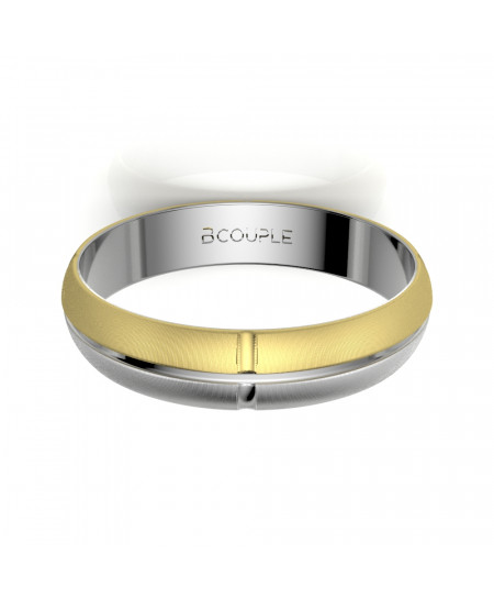 Alianza de oro 18K bicolor... 2