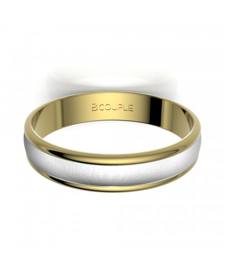 Alianza Oro Bicolor 18K 4mm... 2