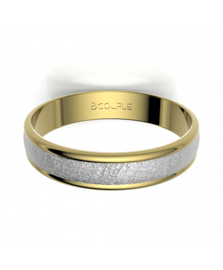 Alianza Oro Bicolor 18K 4mm... 2