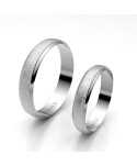 Alianza Trend Oro 18K Blanco de 4mm