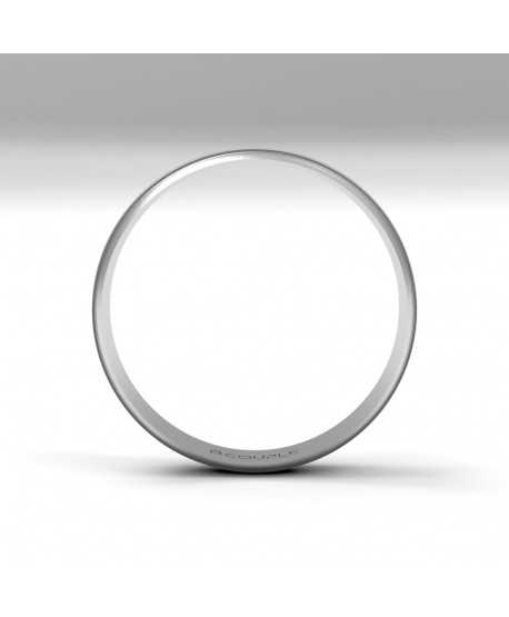 Alianza Trend Oro 18K Blanco de 4mm