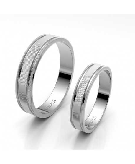 Alianza Trend Oro 18K Blanco de 4mm