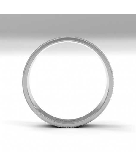 Alianza Trend Oro 18K Blanco de 4mm