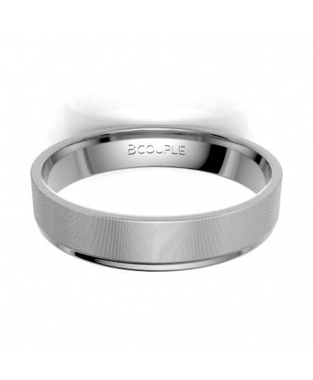 Alianza Trend Oro 18K Blanco de 4mm