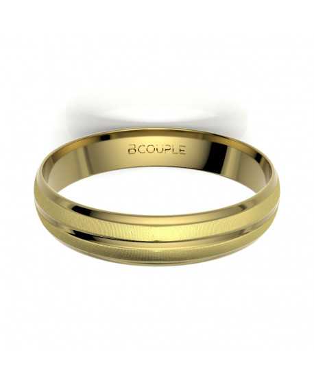 Alinaza oro 18K amarillo, mate y...