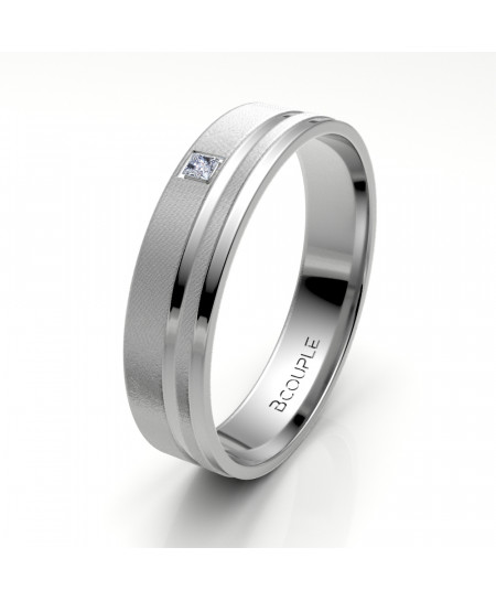 Alianza Diamante de Oro 18K...