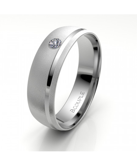 Alianza Diamante de Oro 18K...