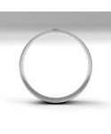 Alianza Diamante de Oro 18K Blanco 5,5mm
