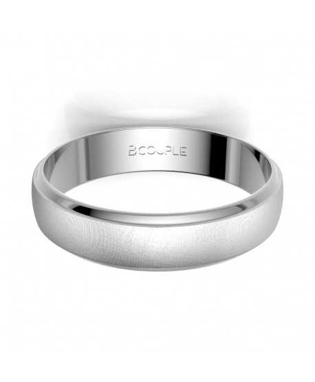 Alianza Trend Oro 18K Blanco de 4,5mm