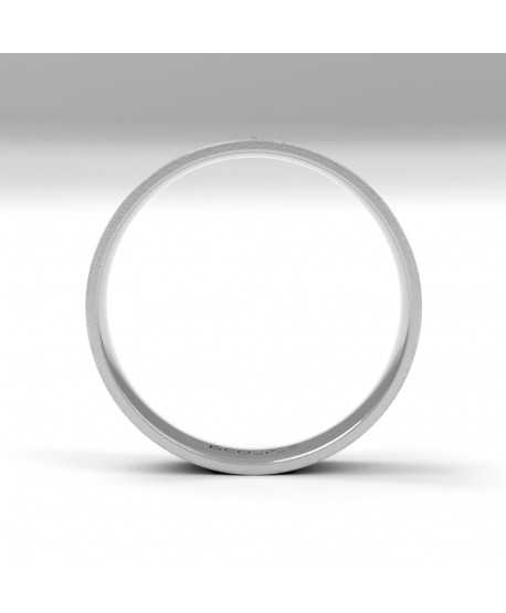 Alianza Diamantes de Oro 18K Blanco 4mm