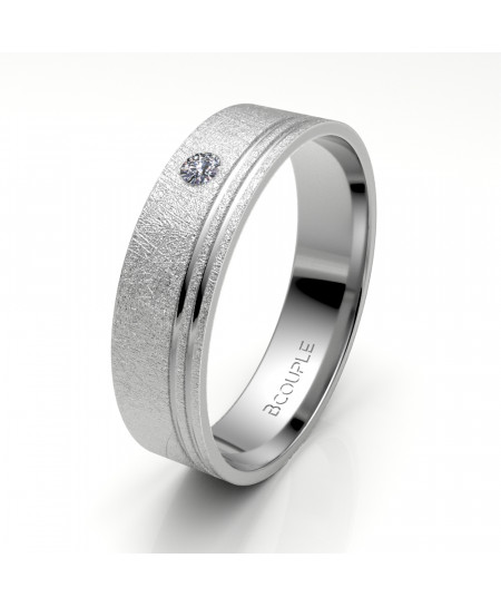 Alianza Diamante de Oro 18K...