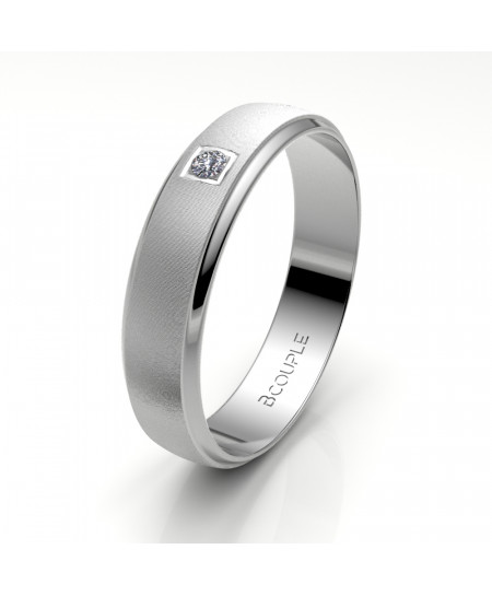 Alianza Diamante de Oro 18K...