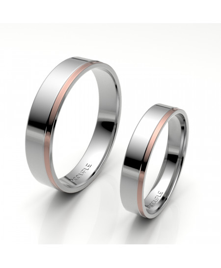 Alianza Oro Bicolor 18K...