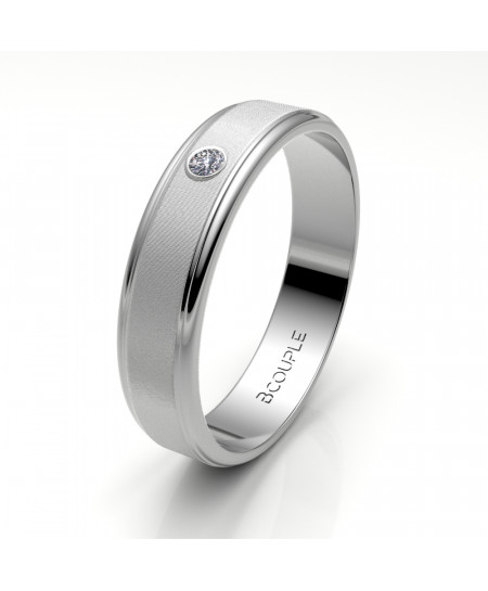 Alianza Diamante de Oro 18K...