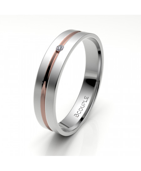 Alianza Diamante de Oro 18K...