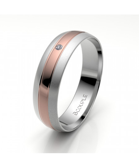 Alianza Diamante de Oro 18K...