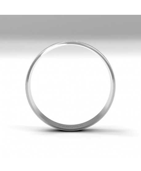 Alianza Trend Oro 18K Blanco de 4mm