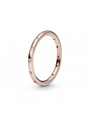 Anillo Pandora Rose Gotas Brillantes...