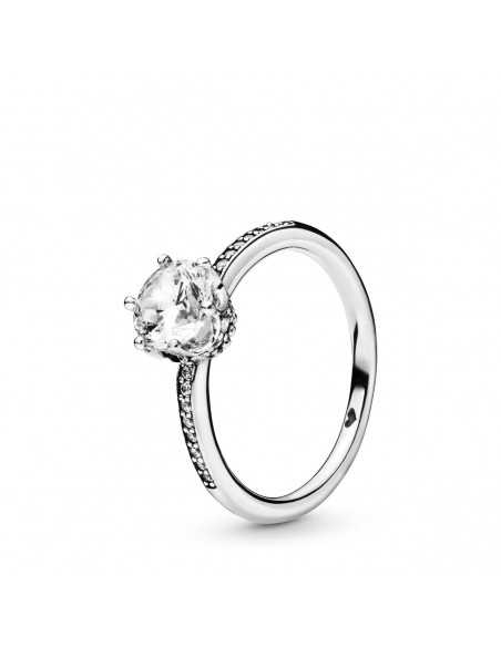 Anillo en plata de ley Corona Brillante 198289CZ