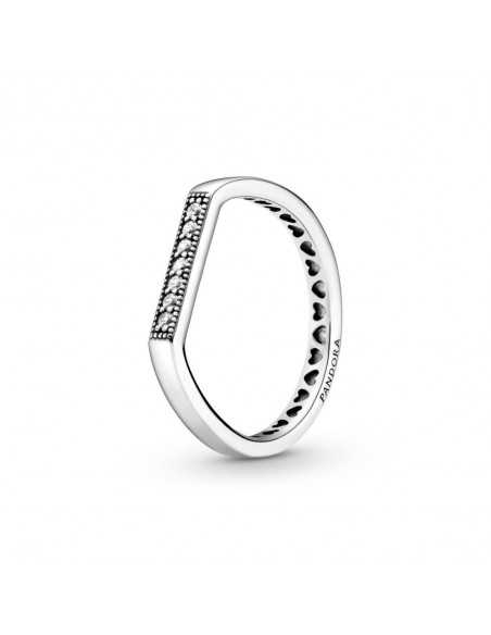 Anillo en plata de ley Barra Brillante 199041c01