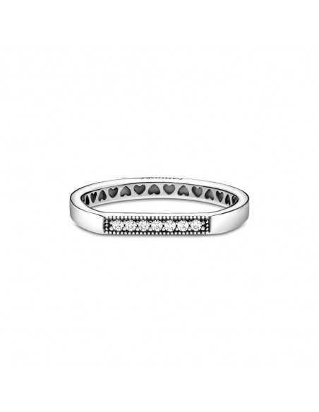 Anillo en plata de ley Barra Brillante 199041c01