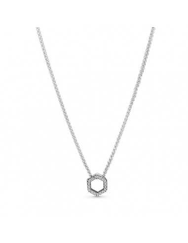 Collar Pandora en plata de ley Panal...