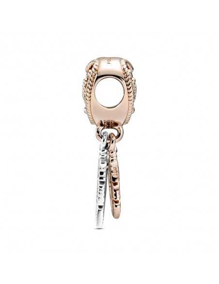 Charm en Pandora Rose Atrapasueños Corazón en filigrana y Plumas 789068C00