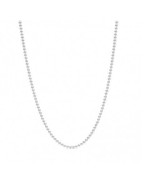 Collar en plata de ley Esfera Pulida 399104C00-60