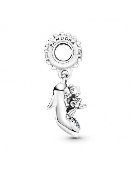 Charm Colgante en plata de ley Zapato de Cristal Cenicienta de Disney 799192C01