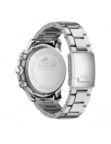 Reloj Lotus híbrido 18800/ Esfera azul - correa metálica