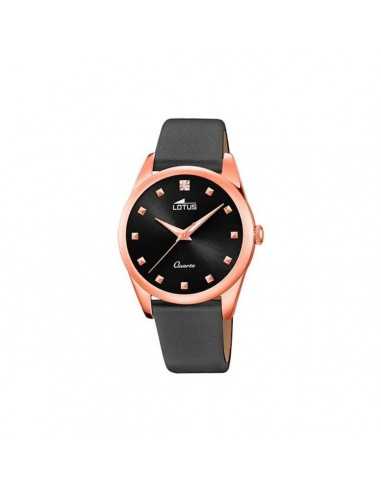 Reloj Lotus trendy esfera negra/rosa...