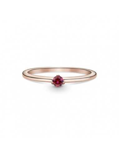 Anillo en Pandora Rose Solitario Rojo...