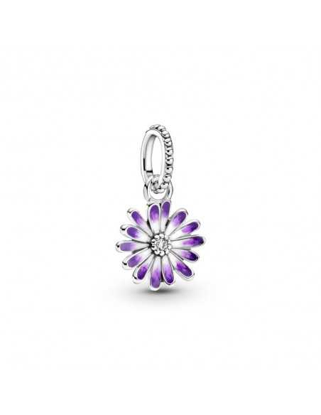 Charm colgante en plata de ley Margarita Morada 798771C01