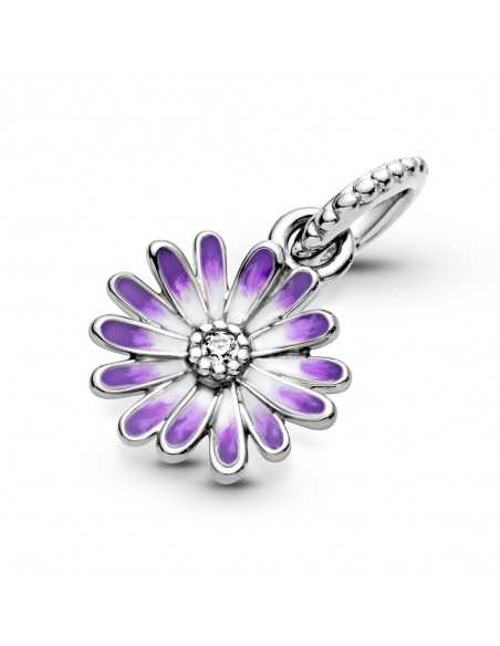 Charm colgante en plata de ley Margarita Morada 798771C01