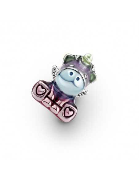 Charm en plata de ley Bruno El Unicornio Arcoiris 799353C01